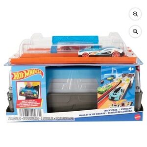 Hot wheels portable car stunt tracks launcher